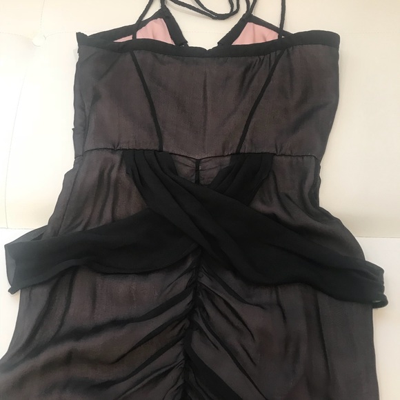 DVF Chiffon Party Dress Sz 4 - Picture 6 of 7